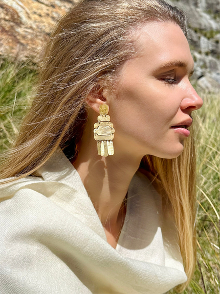 S/S 25 Brushed CANOE EARRINGS