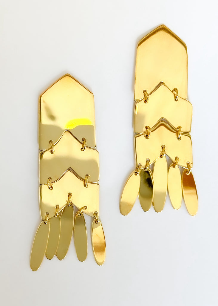 S/S 25 Shiny Scale EARRINGS