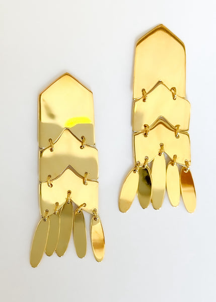 S/S 25 Shiny Scale EARRINGS