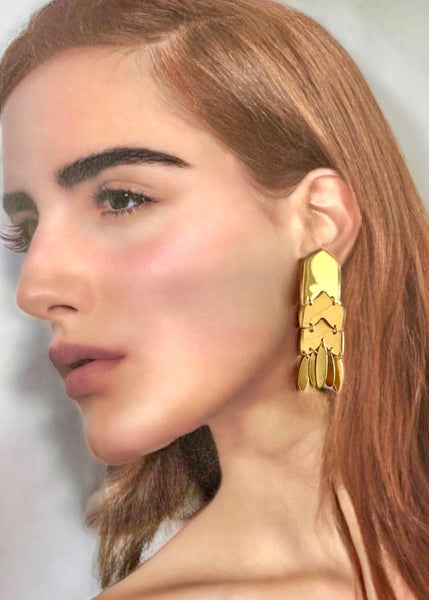 S/S 25 Shiny Scale EARRINGS