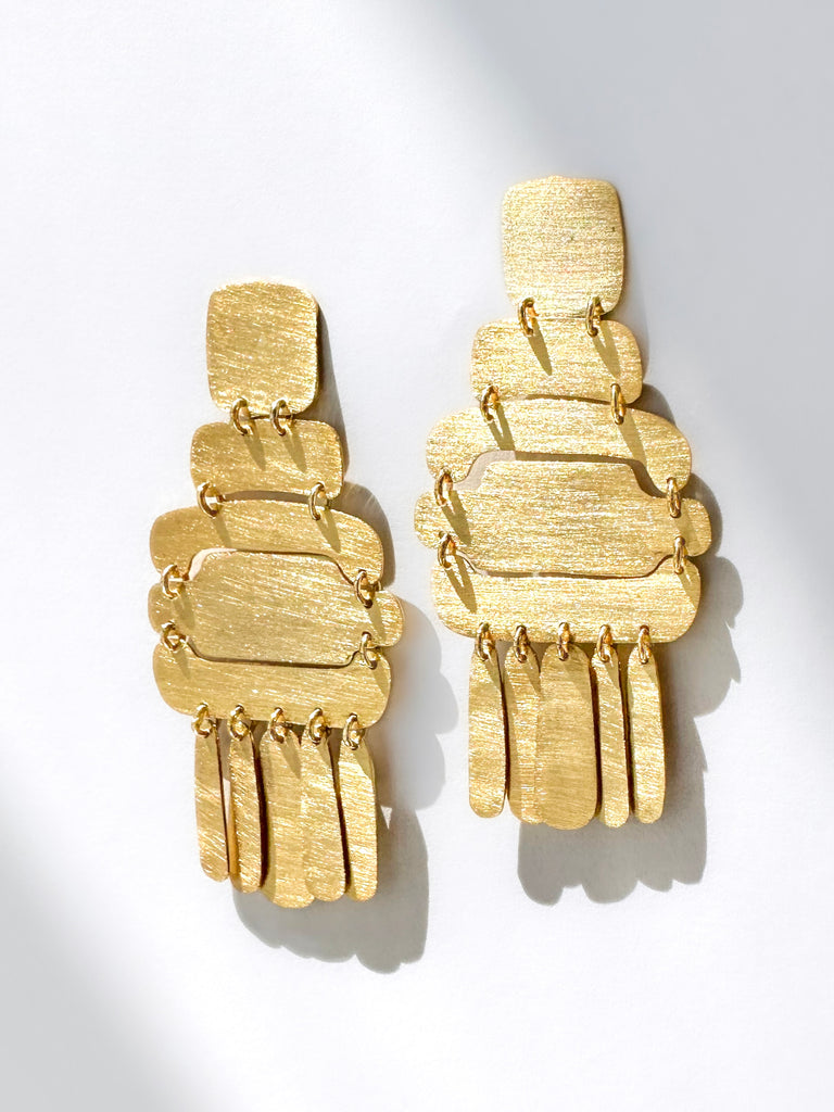 S/S 25 Brushed CANOE EARRINGS