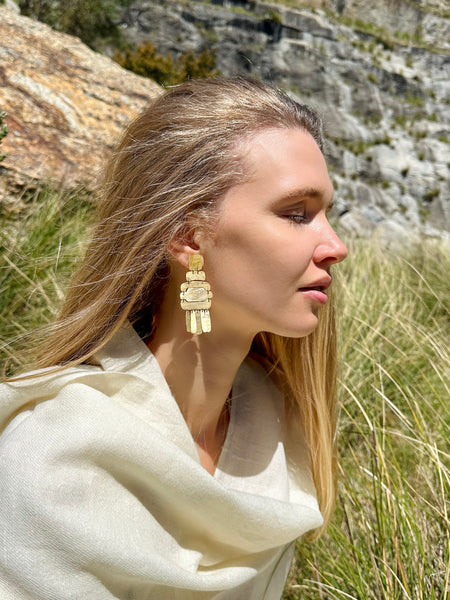 S/S 25 Brushed CANOE EARRINGS