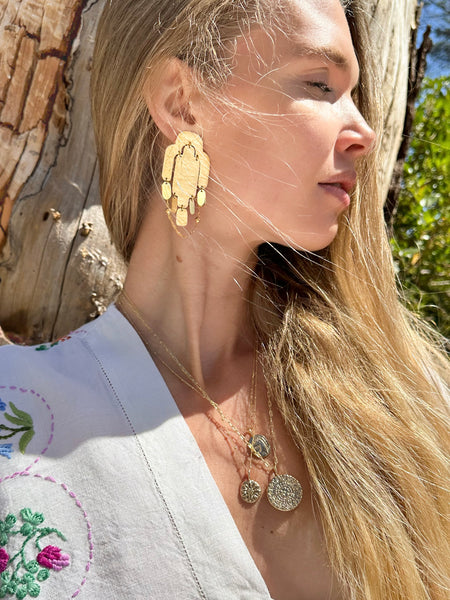 S/S 25 BRUSHED HEMICYCLE EARRINGS