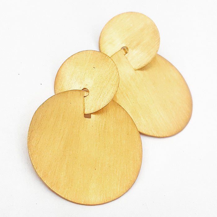 Big Dot Small Dot Lamina Earrings