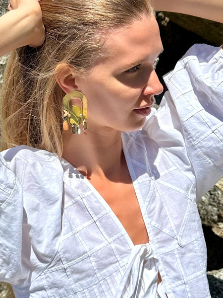 S/S 25 Shiny MERIDIAN EARRINGS.