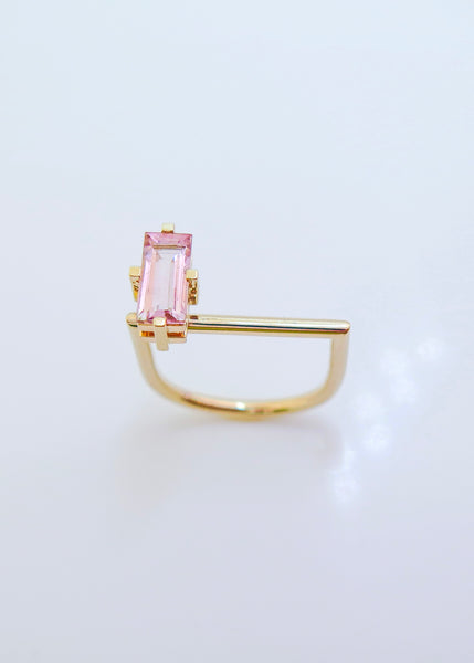 Annie Stacking Ring with Yellow, Blue and Pink Tourmaline