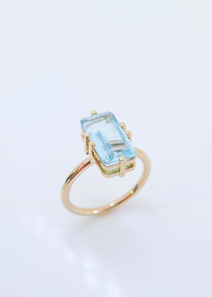 Annie Stacking Ring with Yellow, Blue and Pink Tourmaline