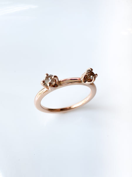Diamond Rose Gold Ring