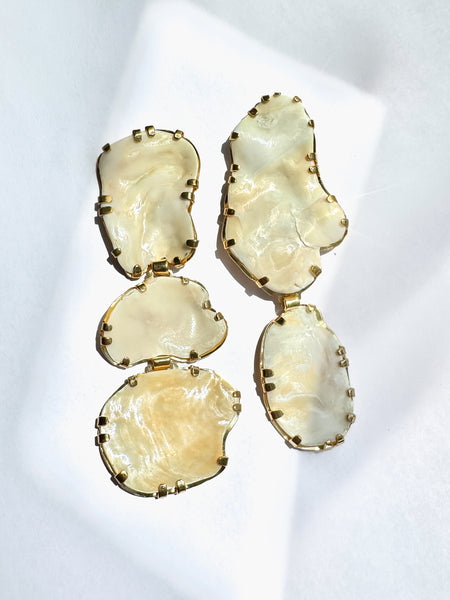 Ivory Shell Earrings