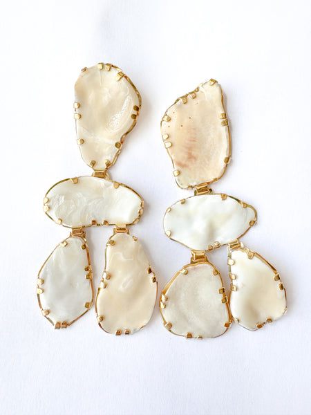 Ivory Shell Earrings