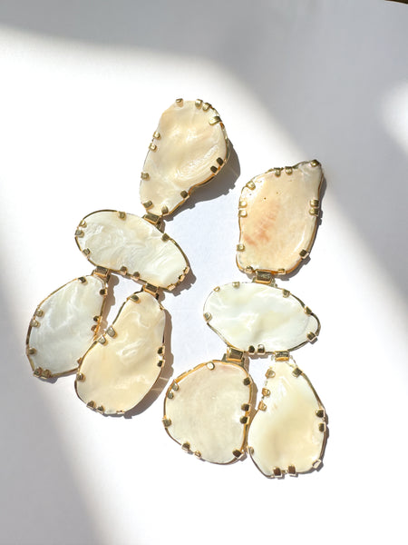 Ivory Shell Earrings
