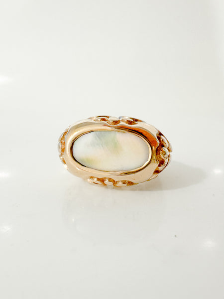 Bronze Ring With Shell