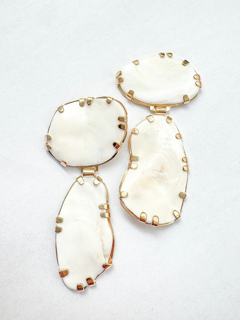 Ivory Shell Earrings