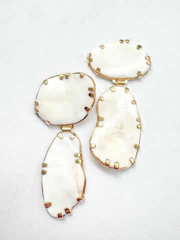 Ivory Shell Earrings