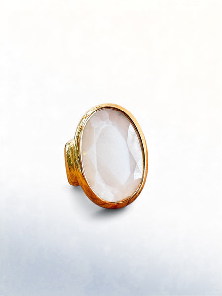 Bronze Ring With Moonstone