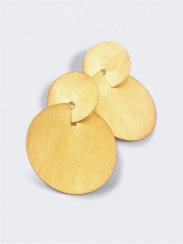 Big Dot Small Dot Lamina Earrings