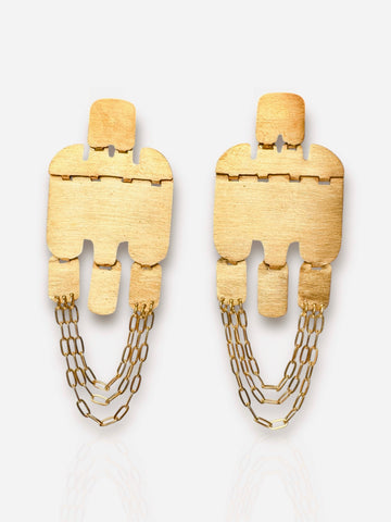 Handmade Chandelier Chain Earrings