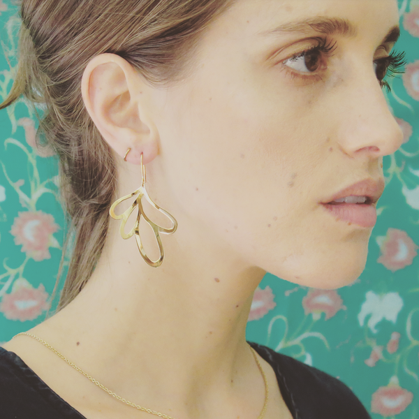 Silver My Flower Earrings